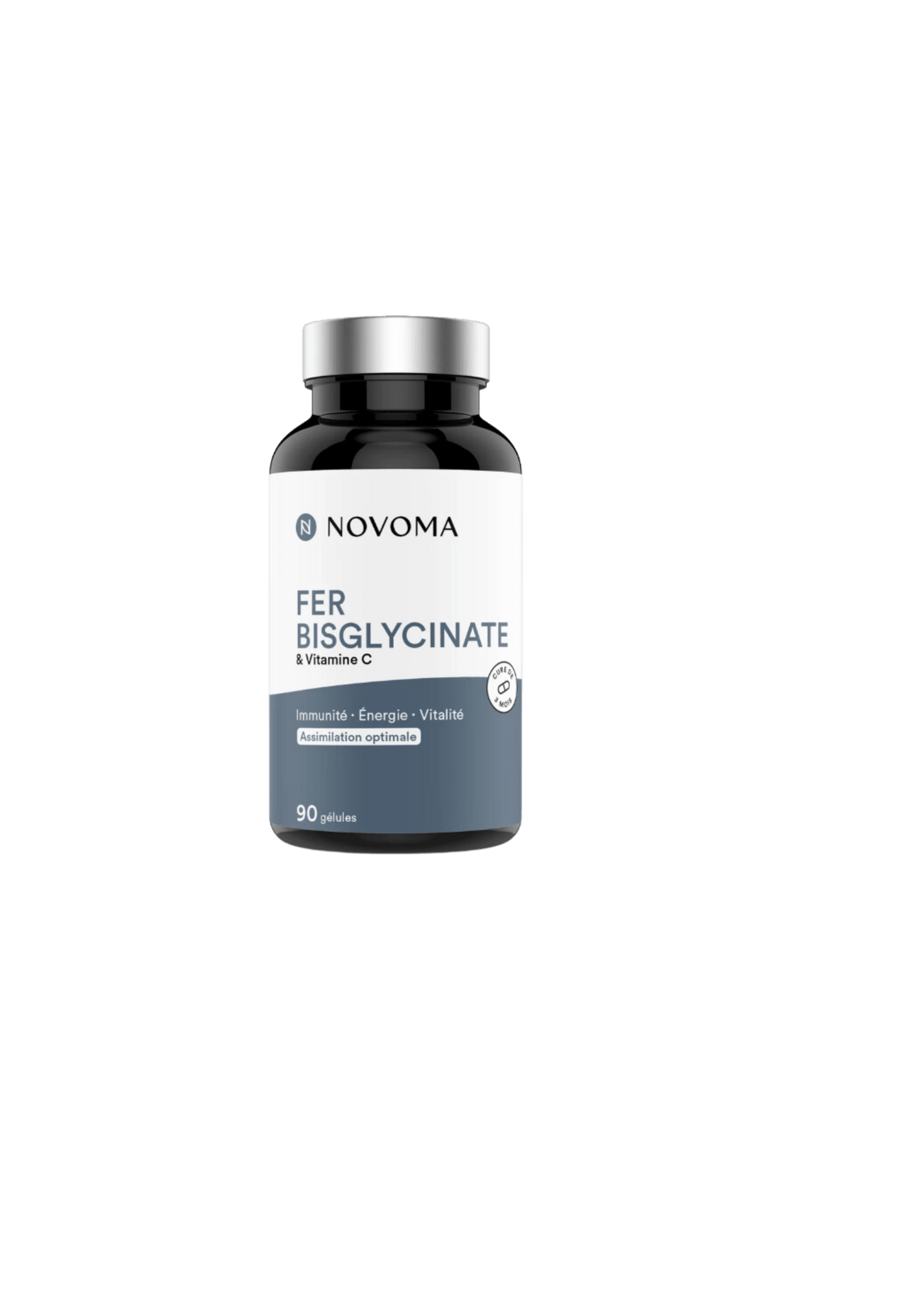 Novoma Fer Bisglycinate Immunité Énergie & Vitalité 90 Gélules