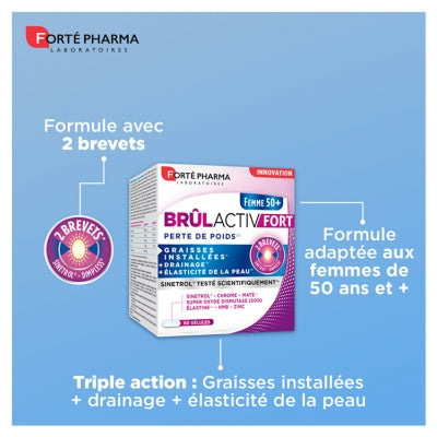 Brulactiv Fort Femme 50+ - 60 Gélules