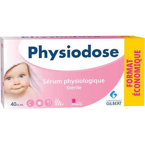Physiodose Gilbert Physiodose Sérum Physiologique 40 X 5 ml