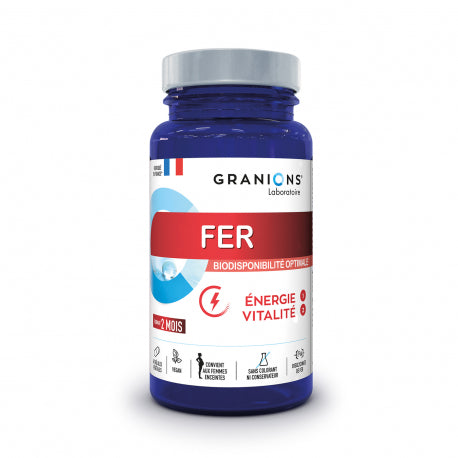 Granions Fer Énergie & Vitalité 60 Gélules