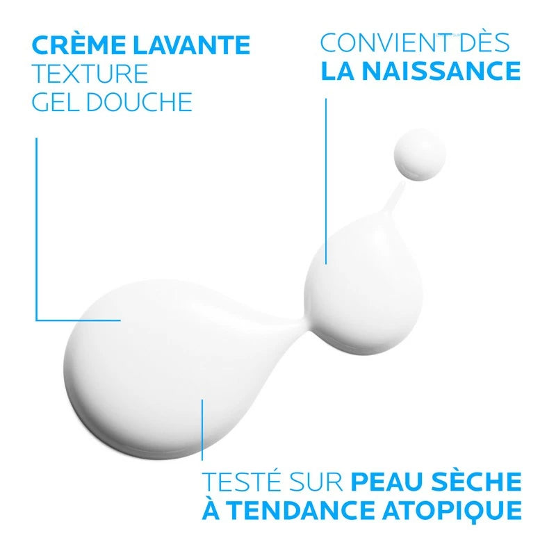 La Roche-Posay Lipikar Syndet AP+ Peau À Tendance Atopique Flacon Pompe 400ml