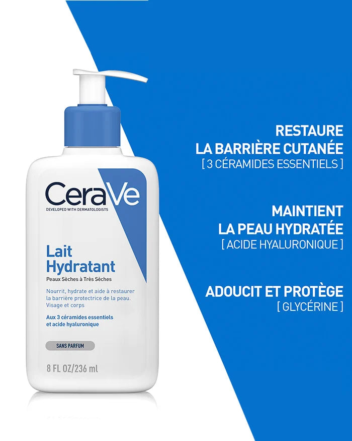 Lait Hydratant Visage et Corps Pour Les Peaux Sèches à Trèsèches 473 ml