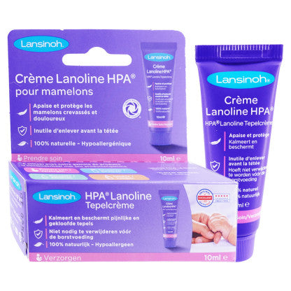 Lansinoh Crème Lanoline HPA Pour Mamelons 10ml