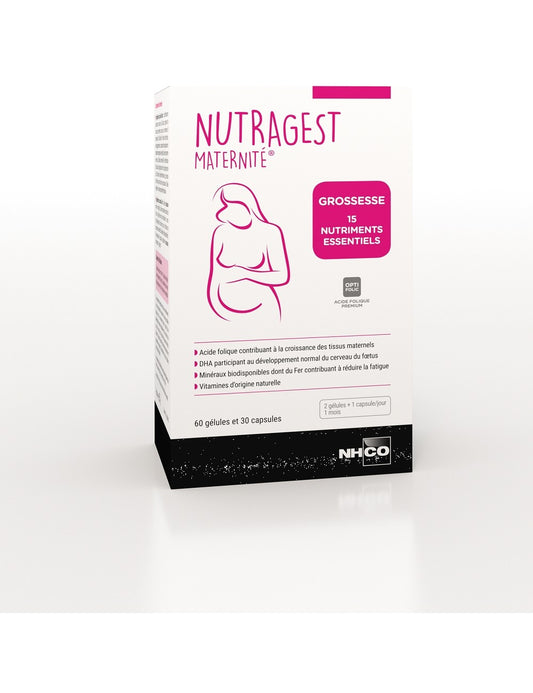 NHCO Nutragest Maternité 30 Capsules + 60 Gélules