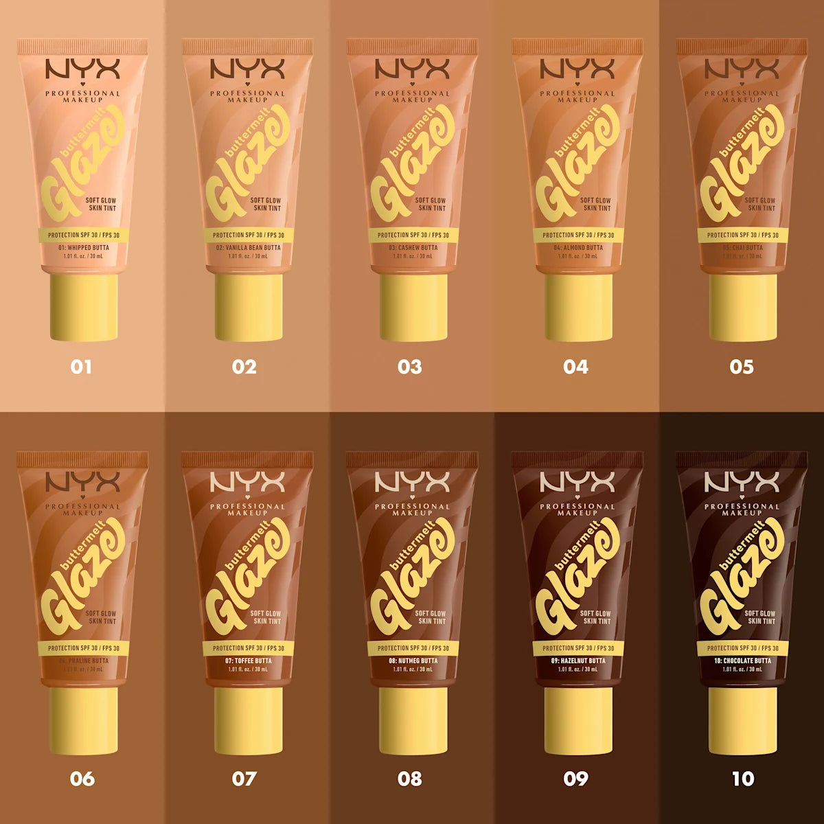 NYX FOND DE TEINT ÉCLAT BUTTERMELT GLAZE