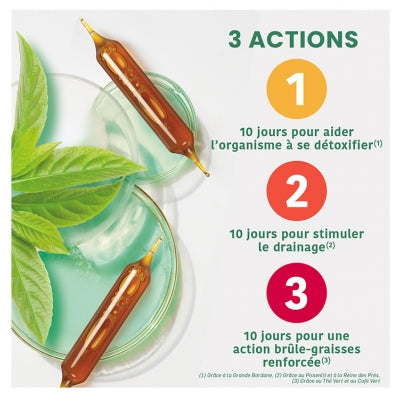 Santarome Programme Ultra Minceur Triple Action Perte de Poids Globale Bio 30 Ampoules