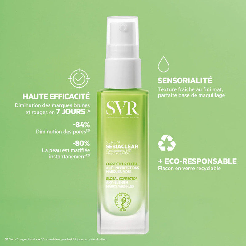 SVR sebiaclear sérum correcteur global 30ml