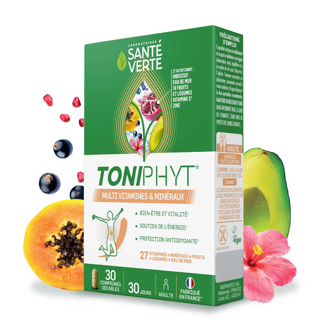 Santé Verte Toniphyt Vitamines & Minéraux 30 Comprimés