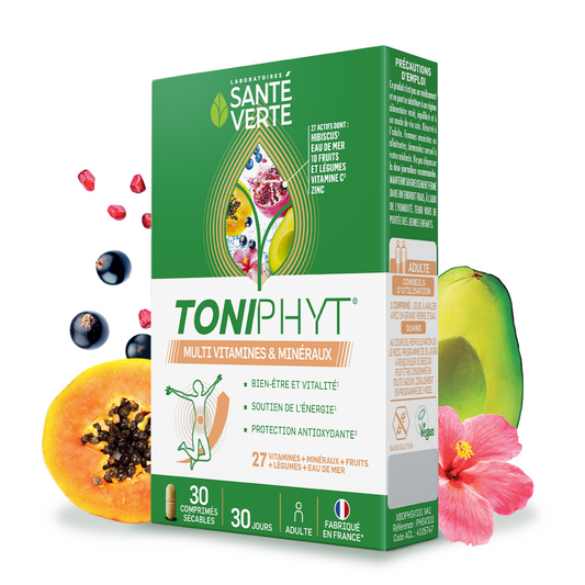 Santé Verte Toniphyt Vitamines & Minéraux 30 Comprimés
