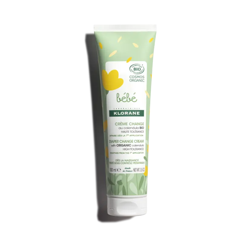Klorane Crème Change Certifiée Bio au Calendula - Change Siège - Bébé 100 ml Attention : La vente de ce produit est limitée à l'Espace Economique Européen et à 6 produits identiques par jour et par client.