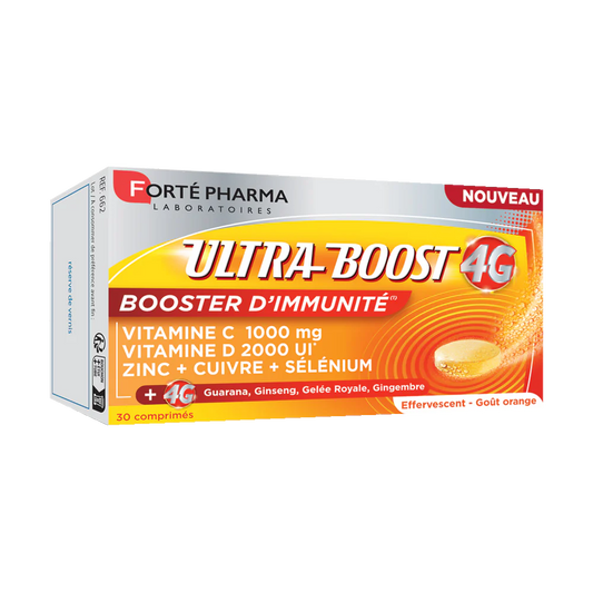 Forté Pharma Ultra Boost Booster d'Immunité - 30 Comprimés Effervescents