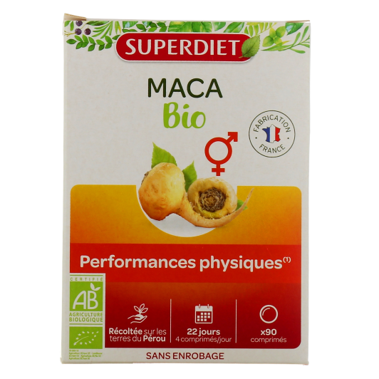 Superdiet Maca Bio - 90 Comprimés