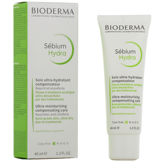 Bioderma Sébium Hydra Soin Hydratant Compensateur Peaux A Tendance Acnéique Tube 40ml