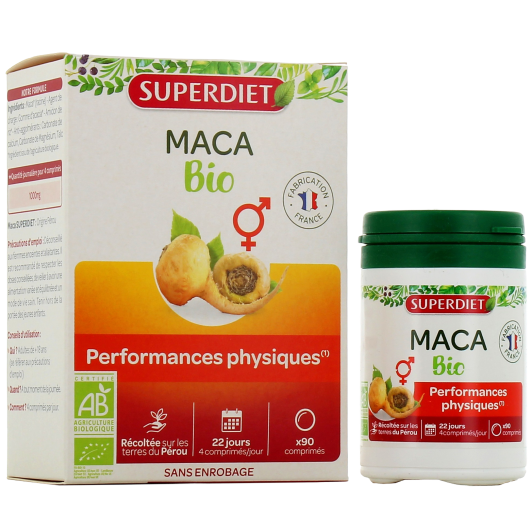 Superdiet Maca Bio - 90 Comprimés